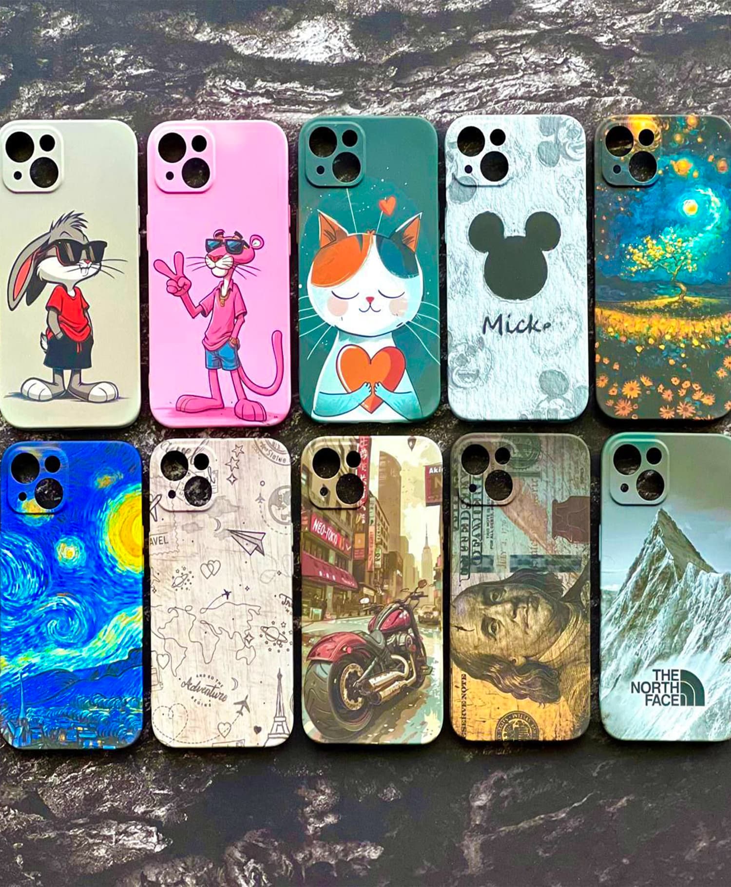قاب شب رنگ طرح دار گوشی موبایل آیفون Iphone 13 — تصویر ۴