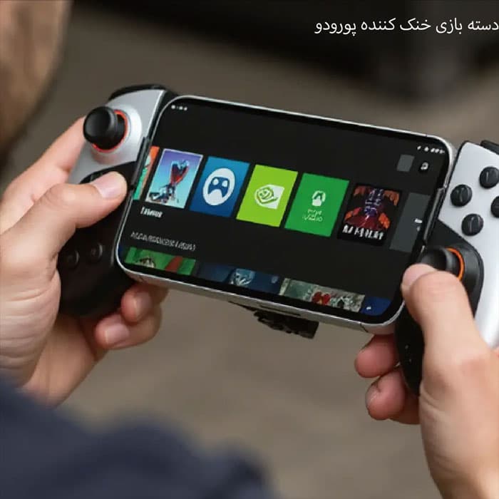 دسته بازی موبایل پورودو Porodo مدل PDXCGCBK با فن خنک کننده — تصویر ۵