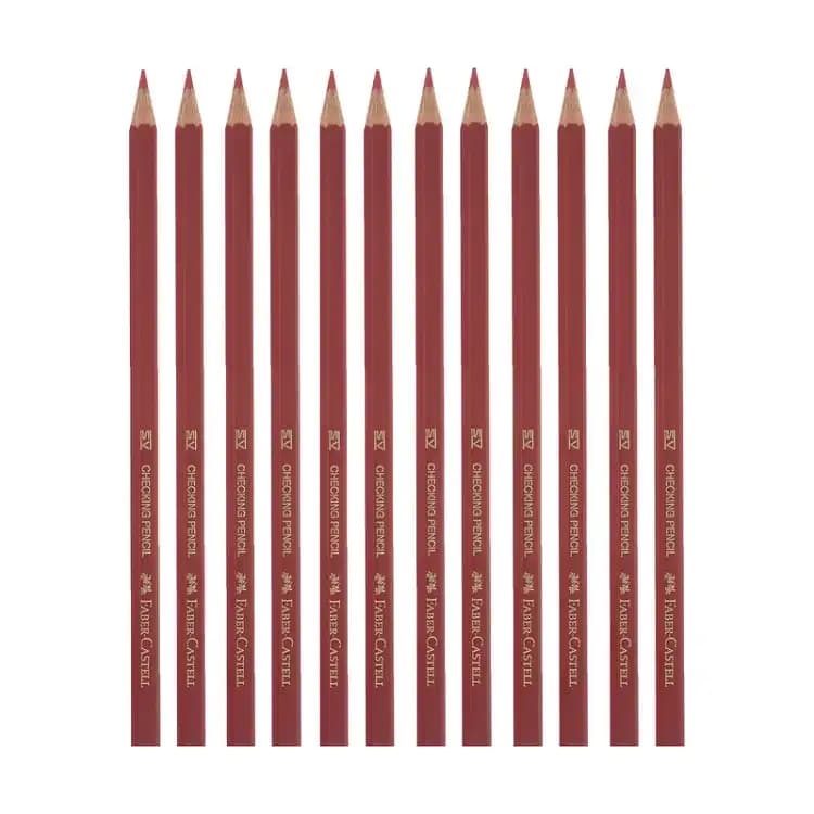 مداد قرمز فابرکاستل (Faber Castell) مدل 12 عددی — تصویر ۲