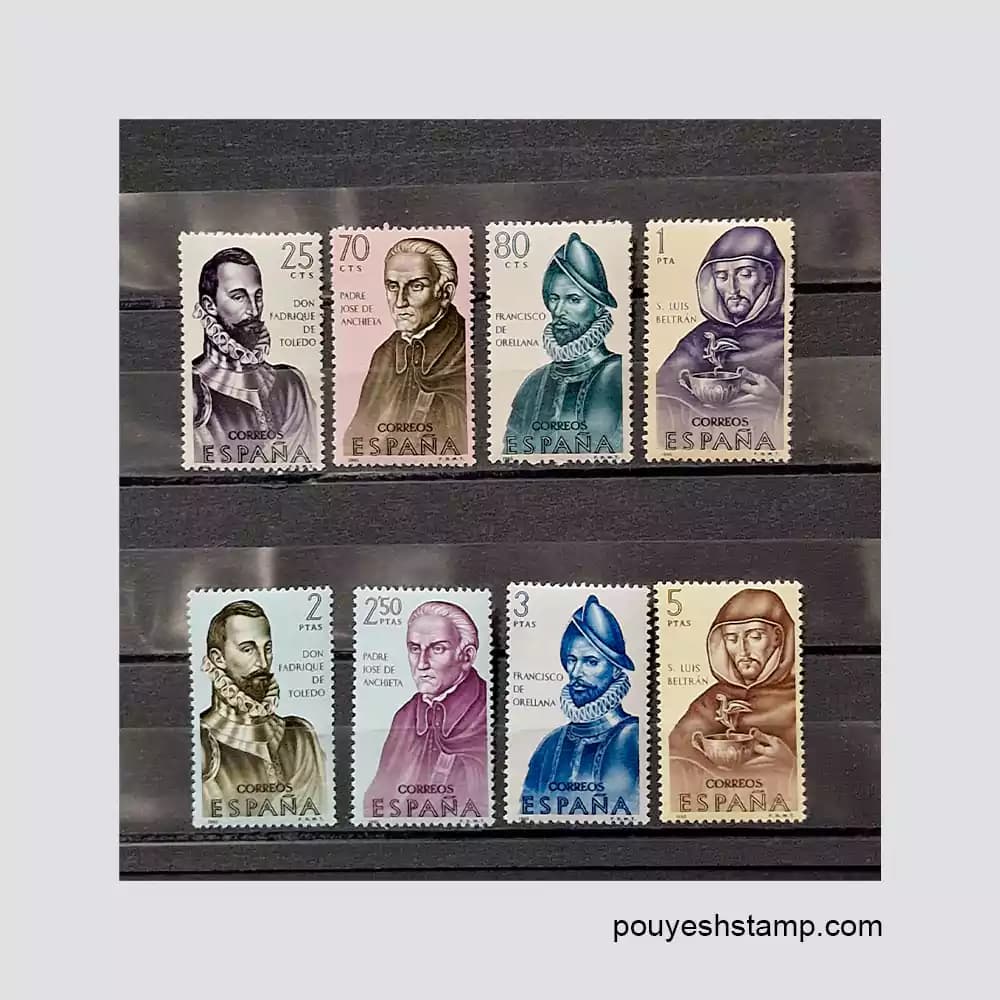 تمبر اسپانیا_سری کاشفان 1965