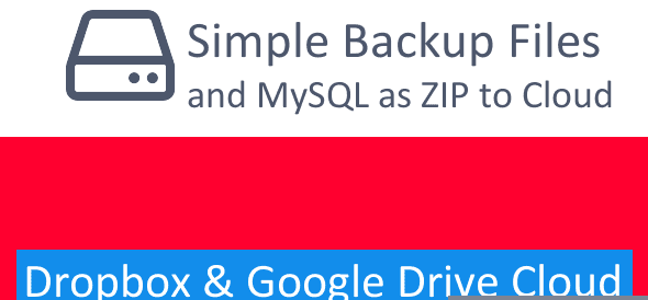 دانلود اسکریپت PHP پشتیبان گیری از دیتابیس و فایل Simple Backup Files and MySQL