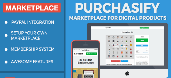 دانلود اسکریپت PHP فروشگاه محصولات مجازی Purchasify