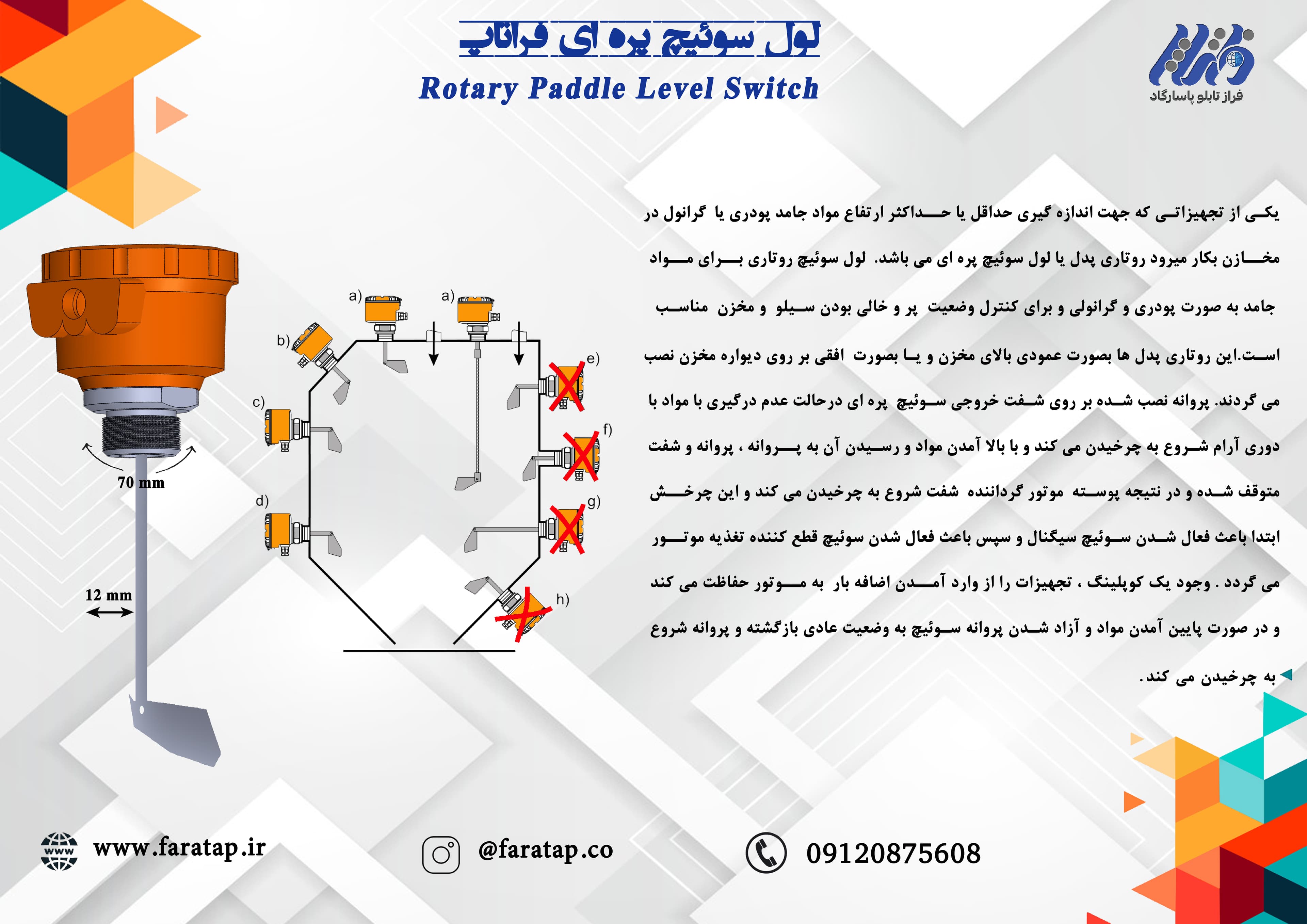لول سوئیچ روتاری بکسلی مدل WR — تصویر ۴