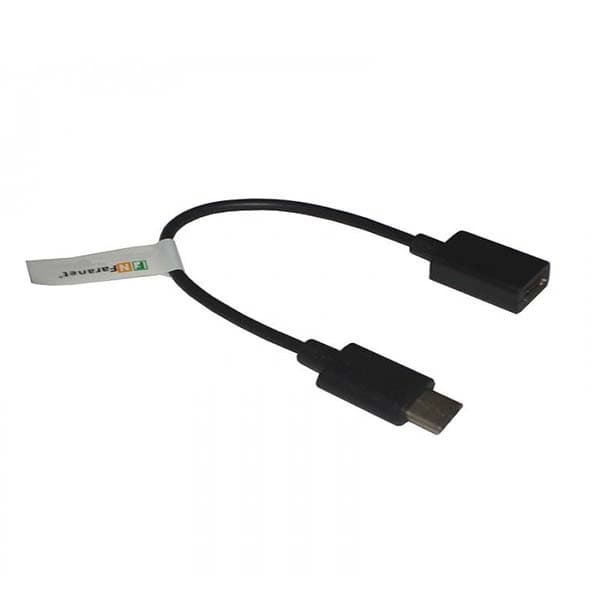 کابل تبدیل USB-C به MicroUSB فرانت مدل FN-UCMF15 طول 0.15 متر — تصویر ۲
