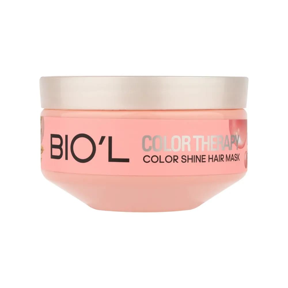 ماسک تثبیت کننده رنگ مو بیول مدل COLOR THERAPY مناسب برای موهای رنگ شده حجم 220 میلی لیتر