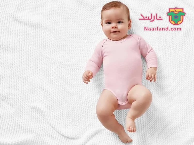 مجموعه ۳ عددی بادی زیر دکمه آستین بلند لوپیلو صورتی کالباسی کرم — تصویر ۲