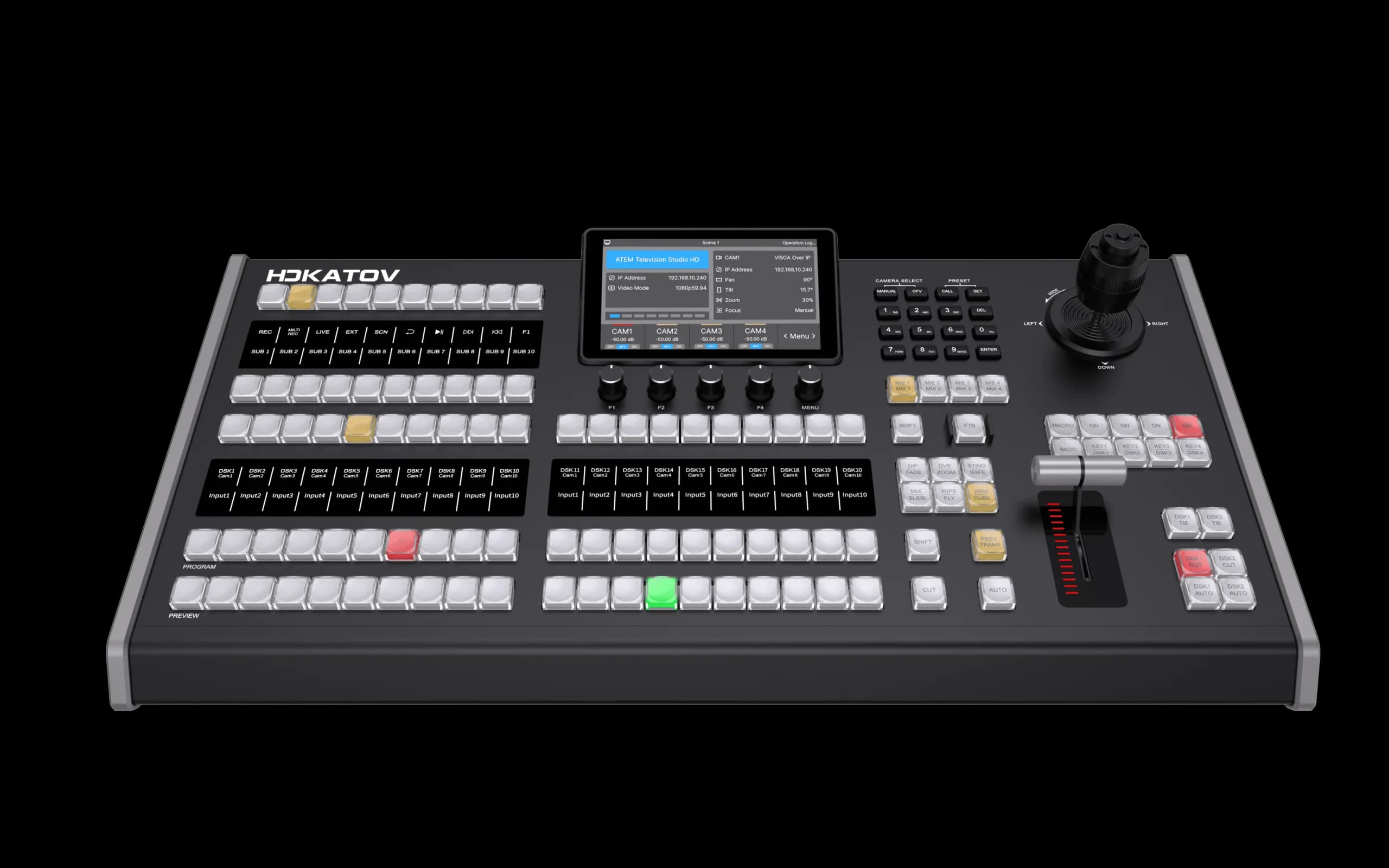 پنل میکسر Blackmagic ATEM Controller KD60 — تصویر ۵