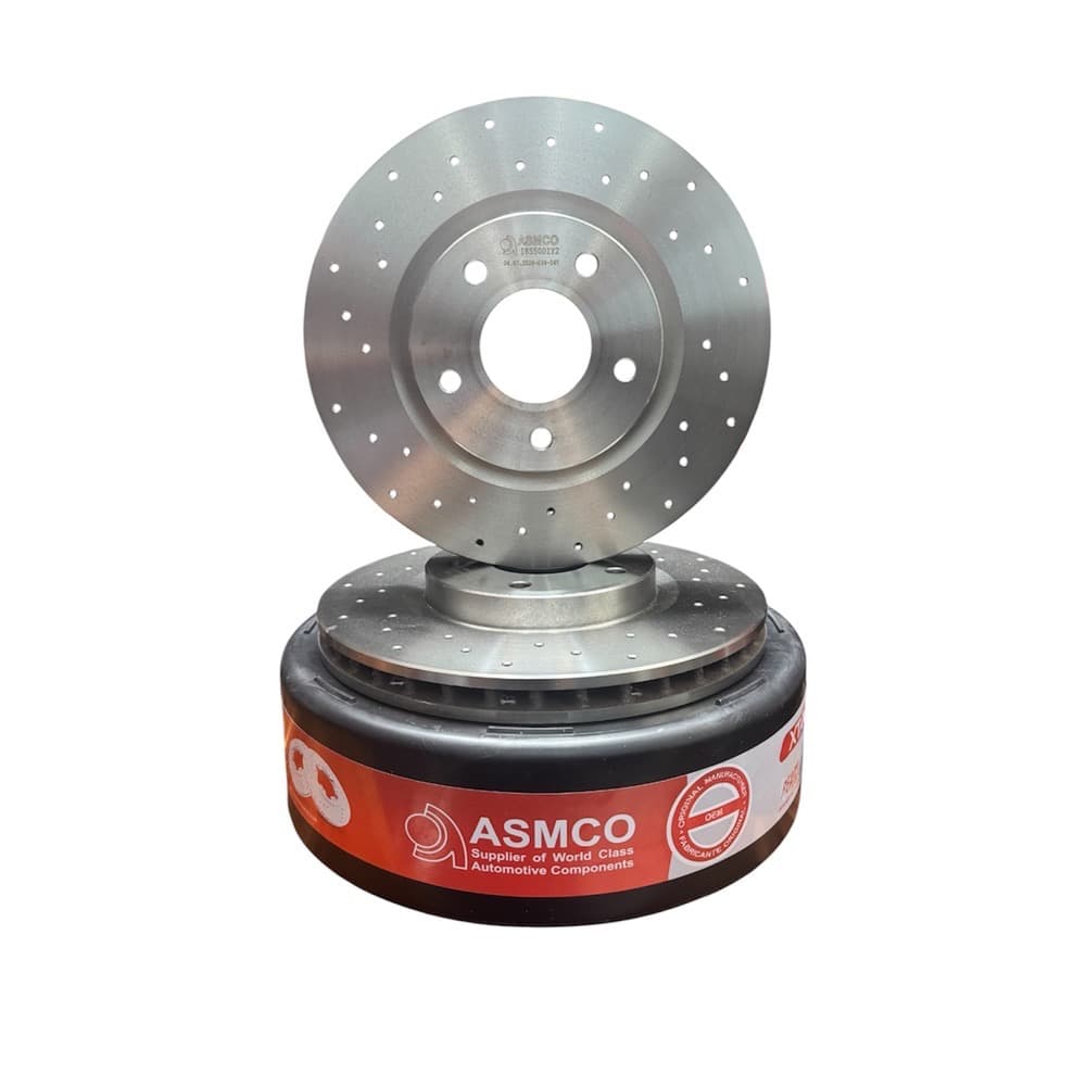 دیسک ترمز جلو فدیلیتی پرایم سوراخ دار خنک شونده آسمکو ASMCO