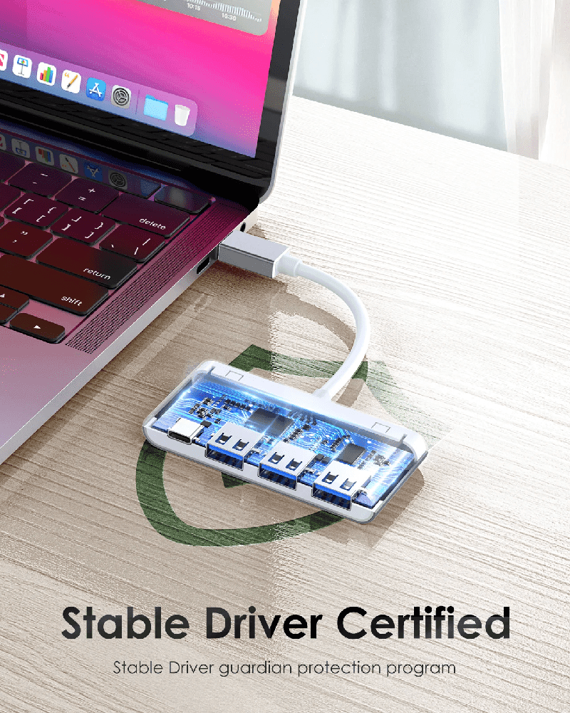هاب 4 پورت USB-C لنشن LENTION CB-C13se — تصویر ۷