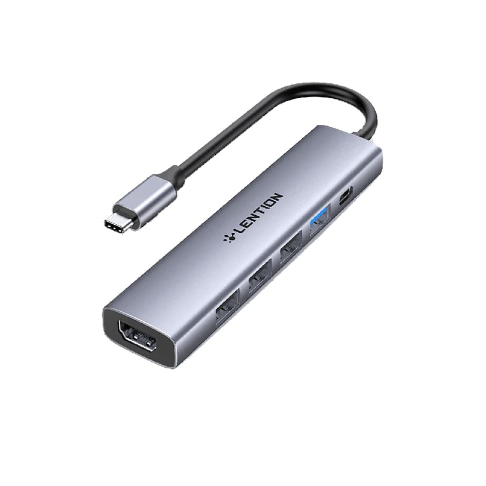 هاب 6 پورت USB-C لنشن LENTION CB-CH17