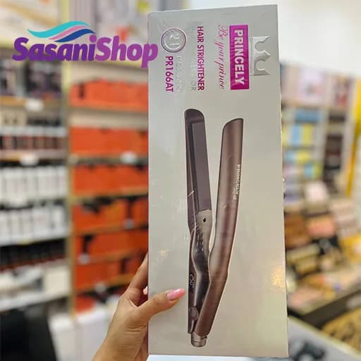 اتو مو ایونیک کراتین مدرن‌ پرنسلی مدل PR166AT با صفحات سرامیک پیشرفته — تصویر ۲