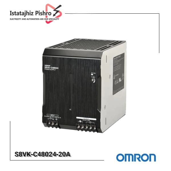منبع تغذیه 24 ولت 20 آمپر omron