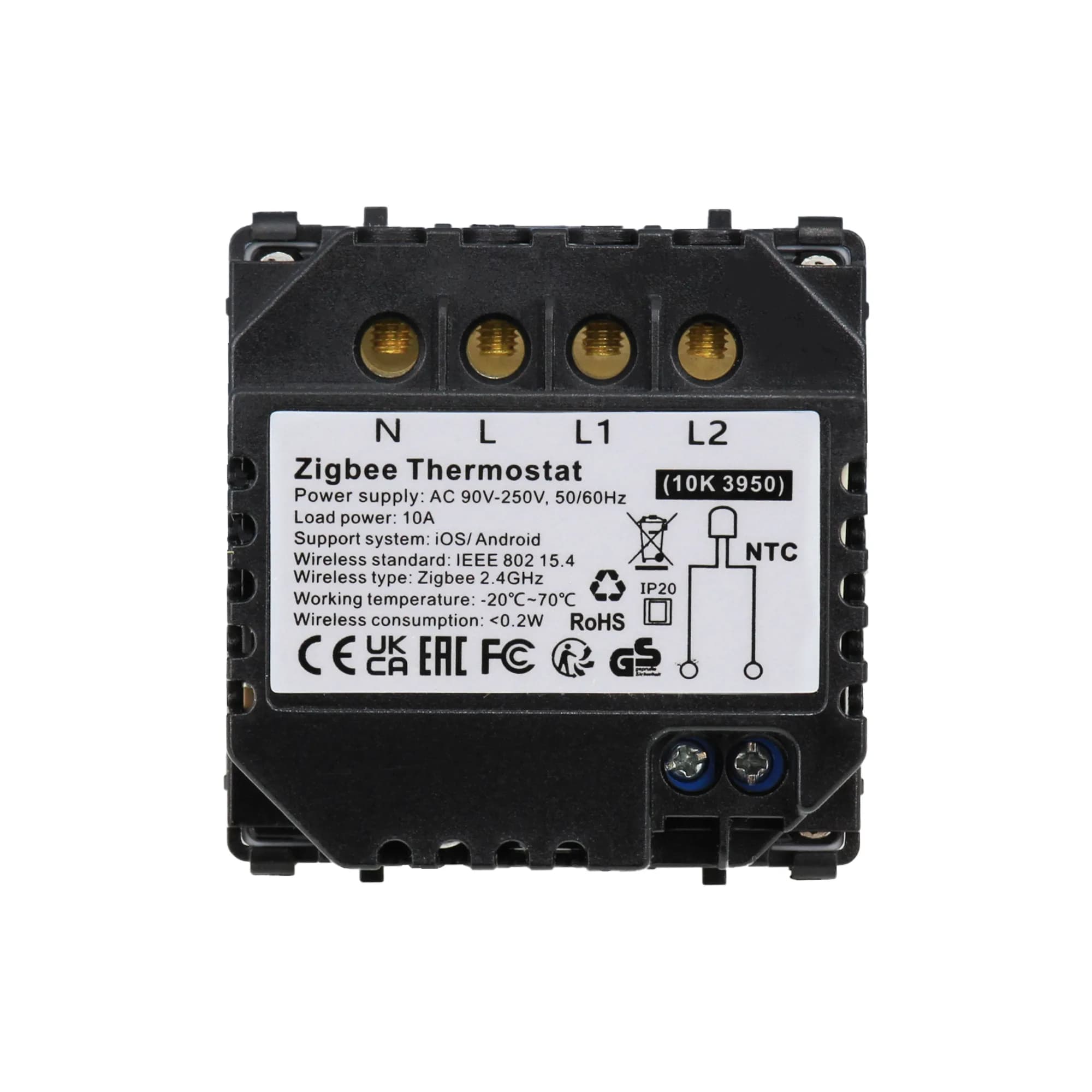 مکانیزم ترموستات فن کوئل Zigbee — تصویر ۶