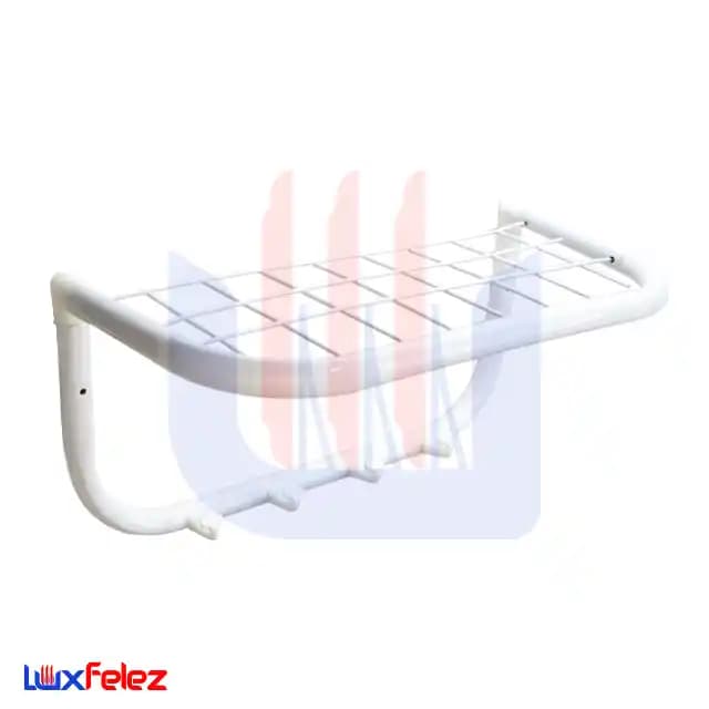 قفسه حمام اطلس مدل سبد دار چهار شاخه