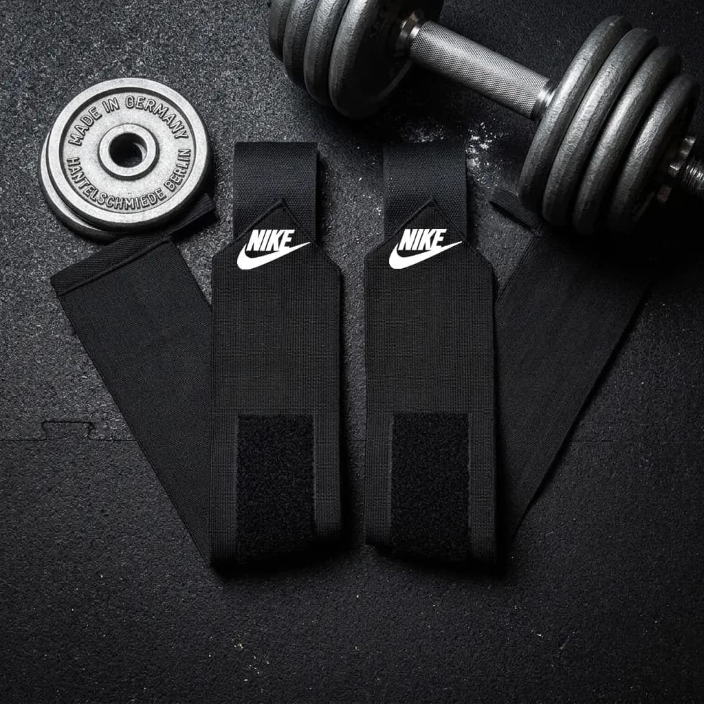 ست 5 تکه کلاه دار ورزشی مدل n-pro | رکابی کلاه دار + شلوارک + مچ بند + جوراب NIKE — تصویر ۷