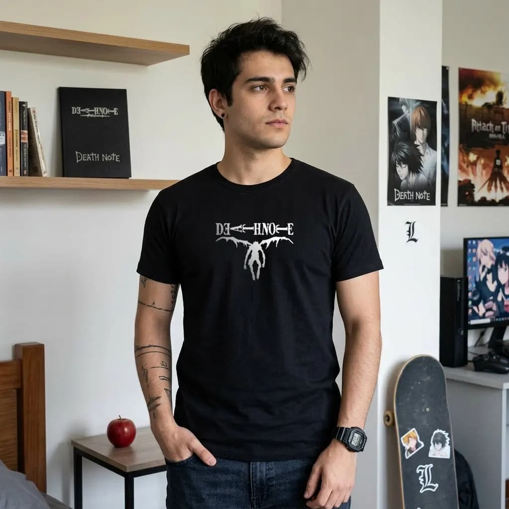 تیشرت (پولوشرت) انیمه DEATHNOTE — تصویر ۲