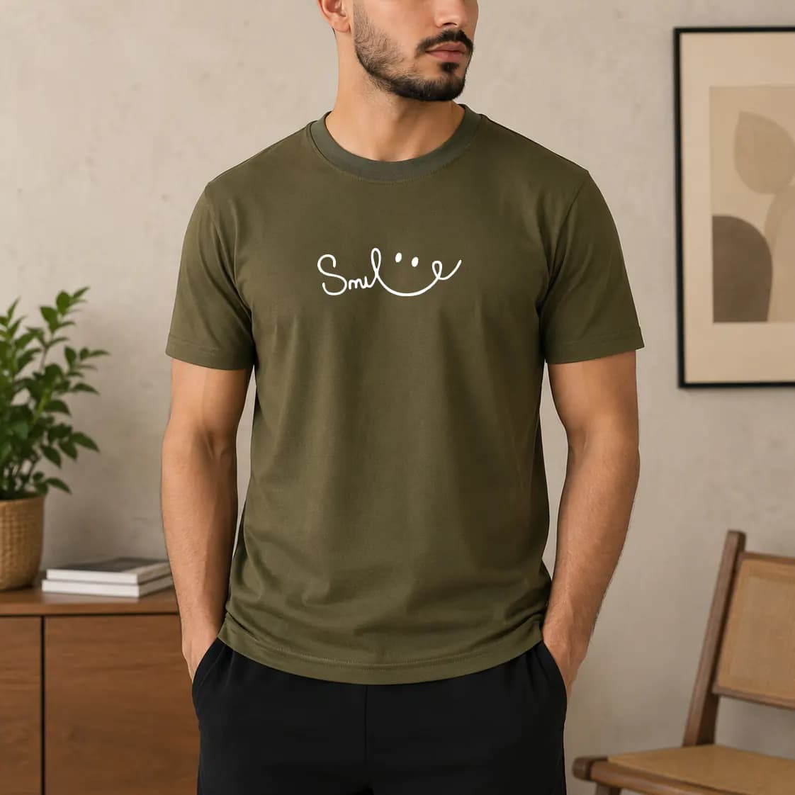 تیشرت لبخند مدل SMILE