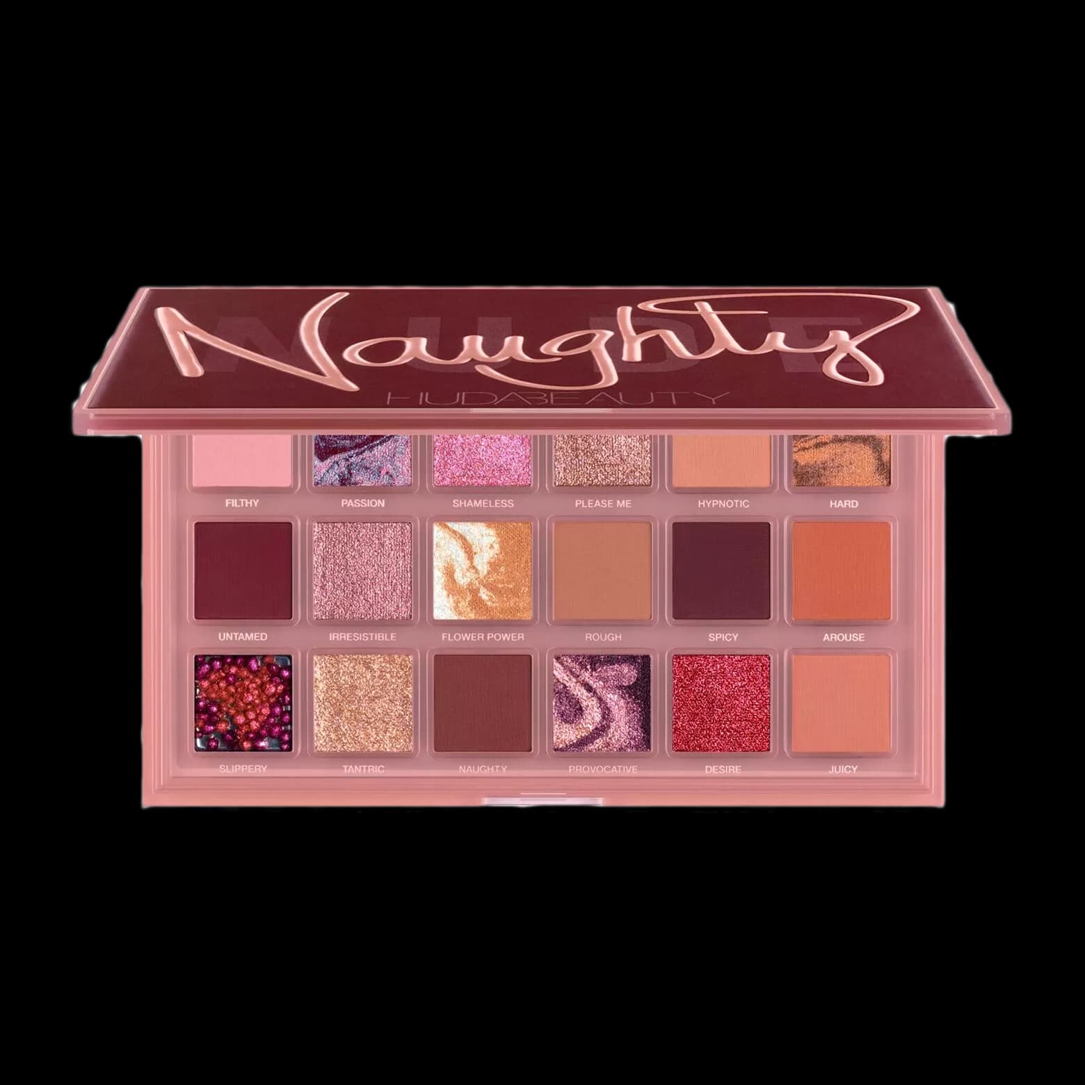 پالت سایه هدی بیوتی 18 رنگ HUDA BEAUTY Naughty