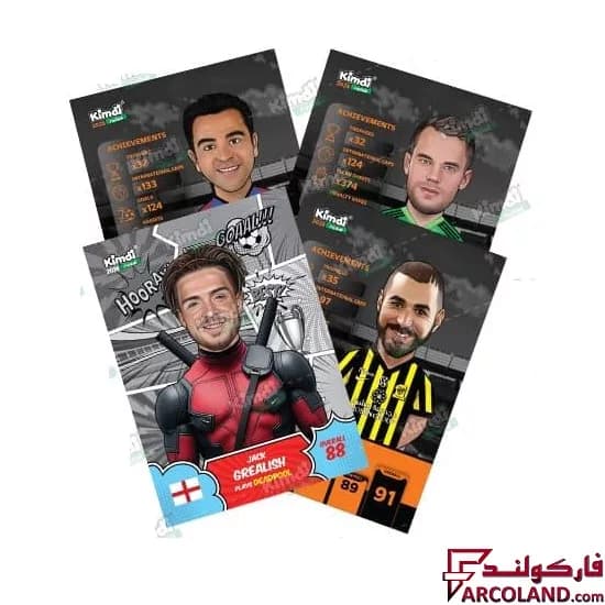 کیمدی شو کارت فوتبال مدل Kimdi Show 2026 بسته 72 عددی — تصویر ۲