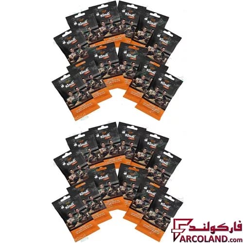 کیمدی شو کارت فوتبال مدل Kimdi Show 2026 بسته 24 عددی