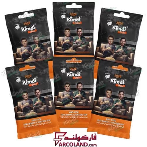 کیمدی شو کارت فوتبال مدل Kimdi Show 2026 بسته 6 عددی