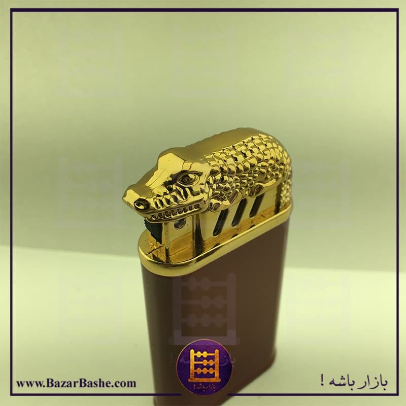 فندک گازی طرح تمساح چرم خور رنگ بندی متنوع — تصویر ۸