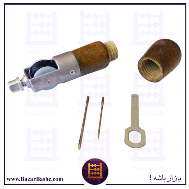 درفش قرقره دار دسته چوبی — تصویر ۸