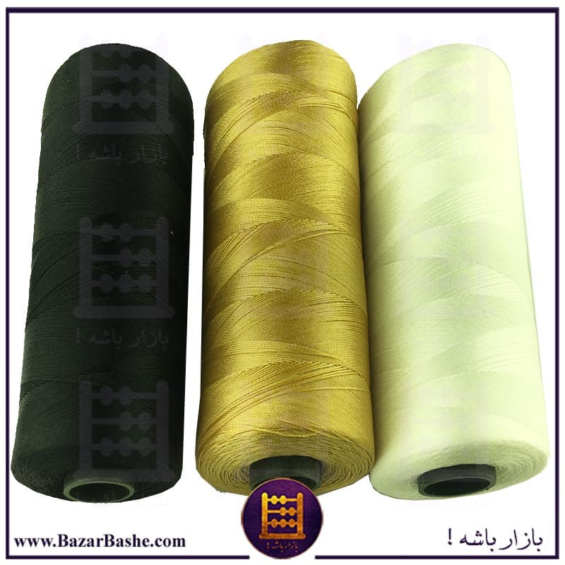 نخ ابریشم چرخ خیاطی سایز 3 دوک 200 گرمی
