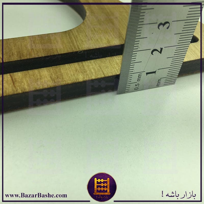 دسته چوبی کیف سایز بزرگ بسته 2 عددی طرح نیم گرد — تصویر ۴