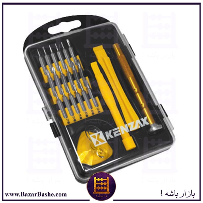 ست 23 عددی پیچ گوشتی تعمیرات کنزاکس مدل KMR-123 — تصویر ۳