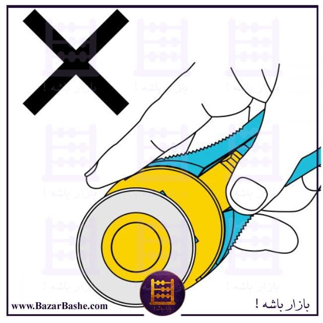 کاتر غلطکی بزرگ الفا OLFA ژاپن مدل RTY-2C تیغ 45 میلیمتر گرد — تصویر ۶