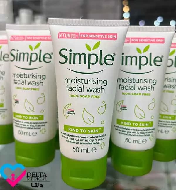 ژل شست و شو پوست خشک و حساس سیمپل (Simple Moisturizing ) — تصویر ۴