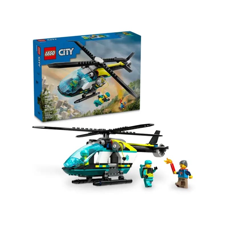 لگو Emergency Rescue Helicopter سری سیتی کد 60405 — تصویر ۶