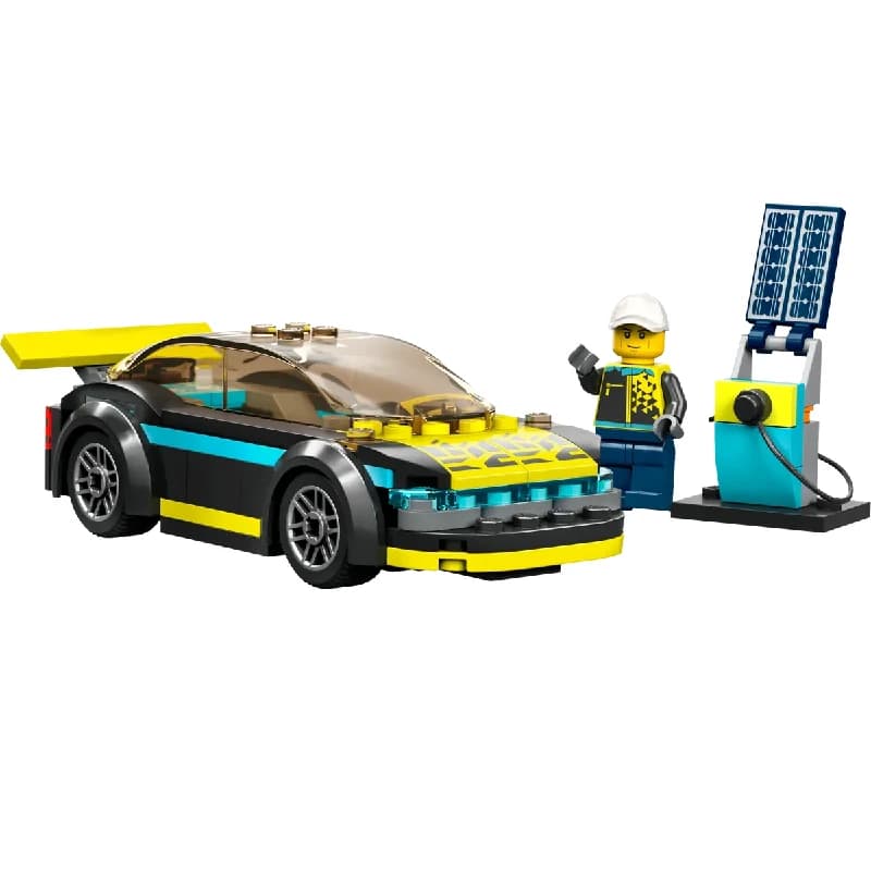 ماشین اسپرت الکتریکی LEGO® City: هیجان و طراحی بی‌نظیر — تصویر ۲