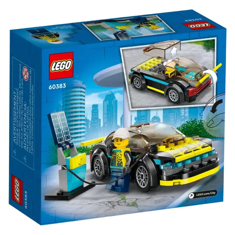 ماشین اسپرت الکتریکی LEGO® City: هیجان و طراحی بی‌نظیر — تصویر ۴
