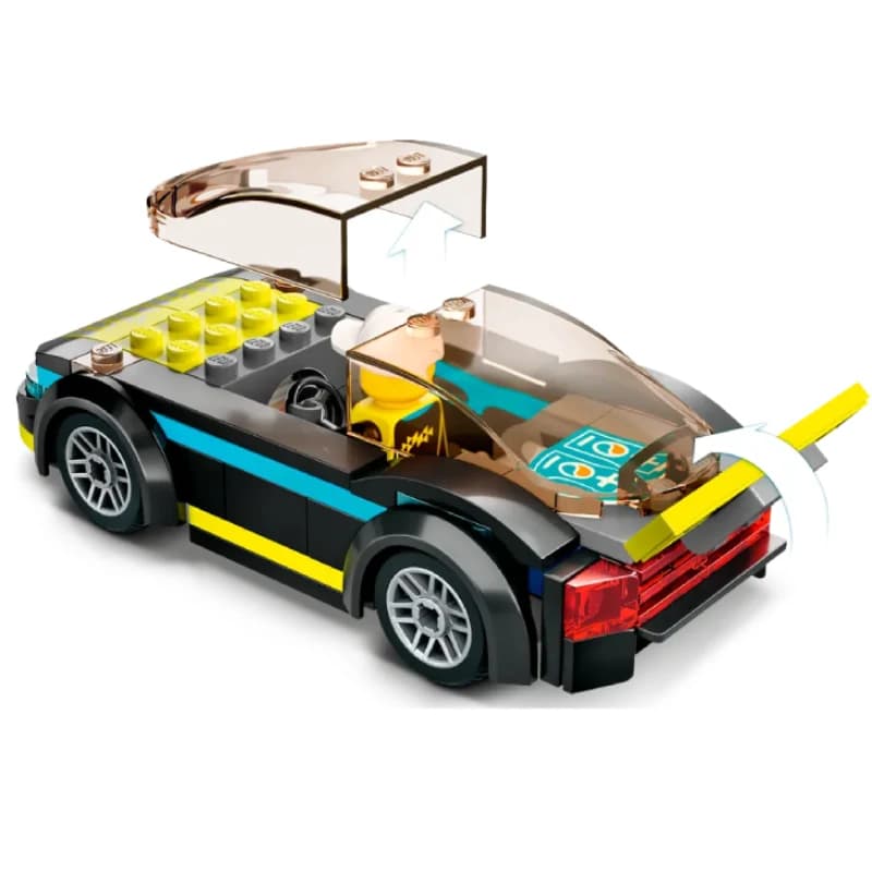 ماشین اسپرت الکتریکی LEGO® City: هیجان و طراحی بی‌نظیر — تصویر ۶