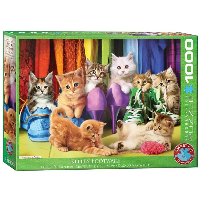 پازل 1000 تكه یوروگرافیک طرح Kitten Pride كد5543