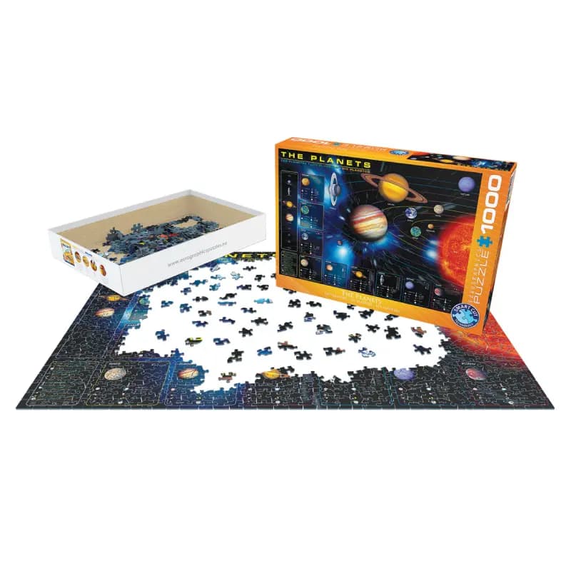 پازل 1000 تكه یوروگرافیک طرح The Planets كد 1009 — تصویر ۲