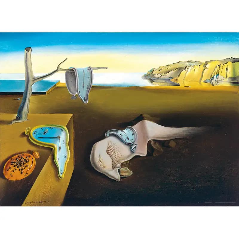پازل 1000 تكه یوروگرافیک طرح The Persistence of memory كد 0845 — تصویر ۲