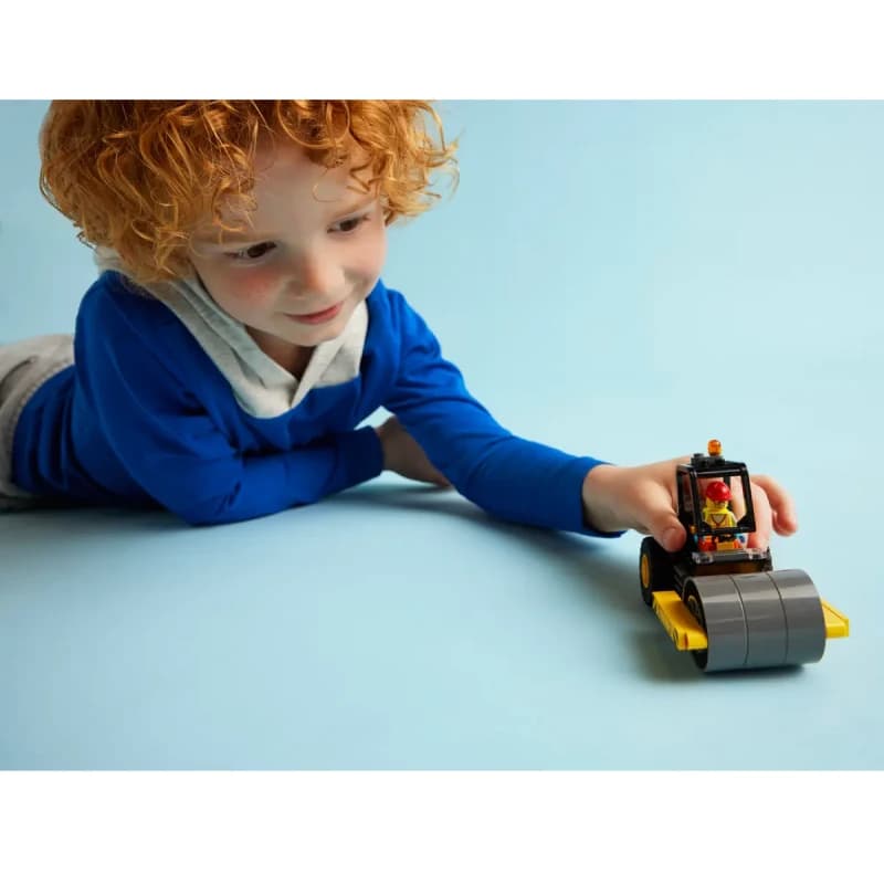 لگو CONSTRUCTION STEAMROLLER سری سیتی کد 60401 — تصویر ۵