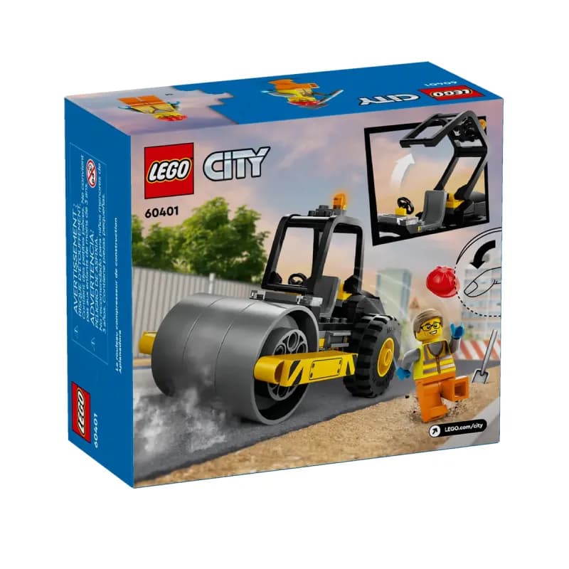 لگو CONSTRUCTION STEAMROLLER سری سیتی کد 60401 — تصویر ۸