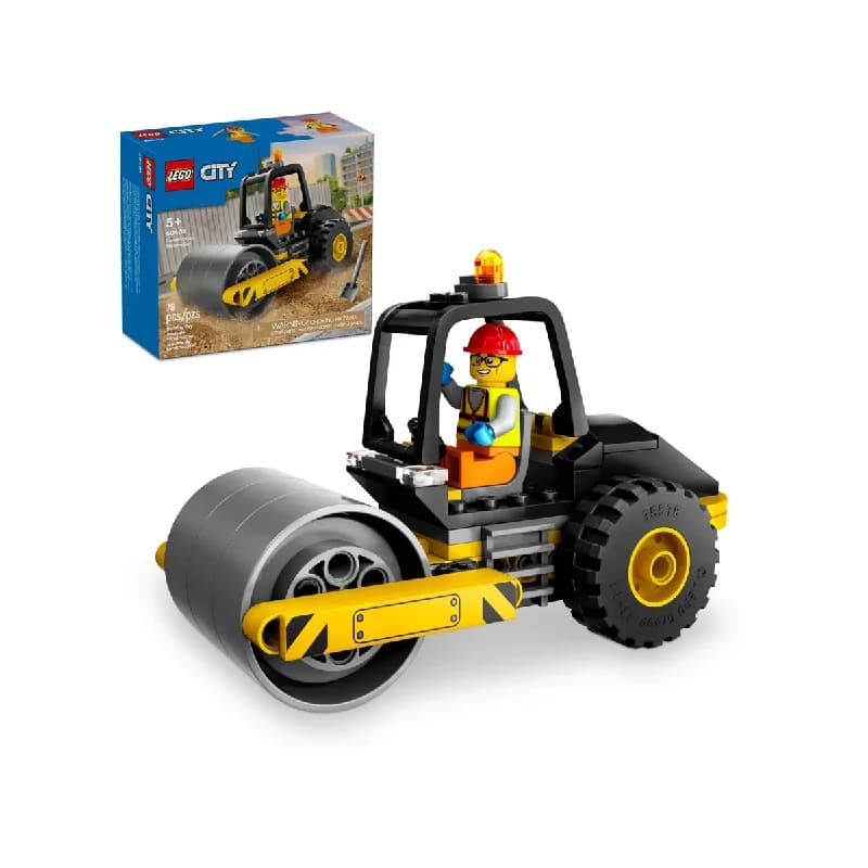 لگو CONSTRUCTION STEAMROLLER سری سیتی کد 60401