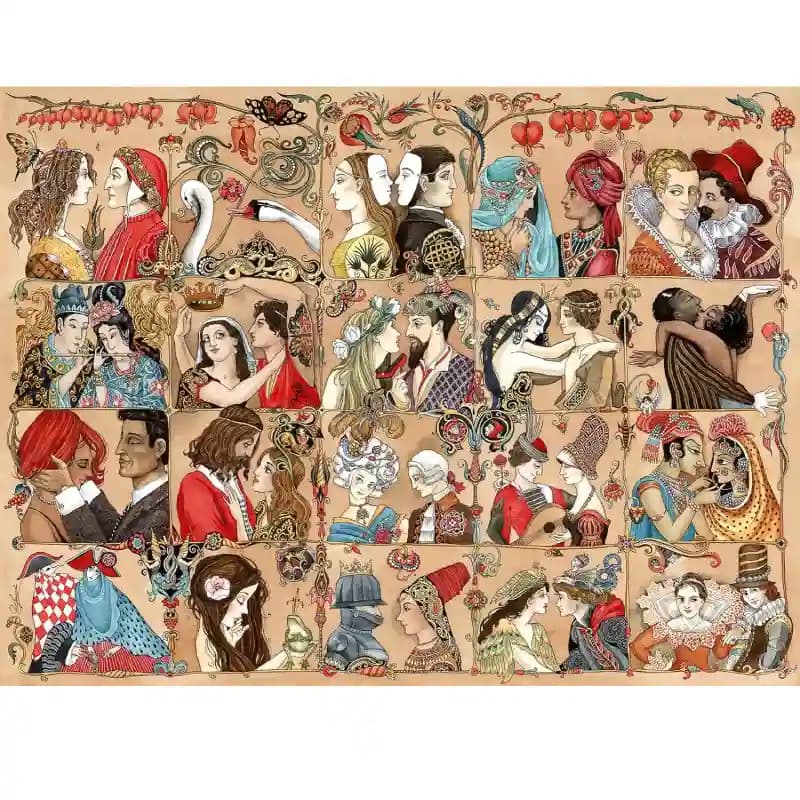 پازل 1500 تكه رونزبرگر طرح Love through the ages كد16973 — تصویر ۲