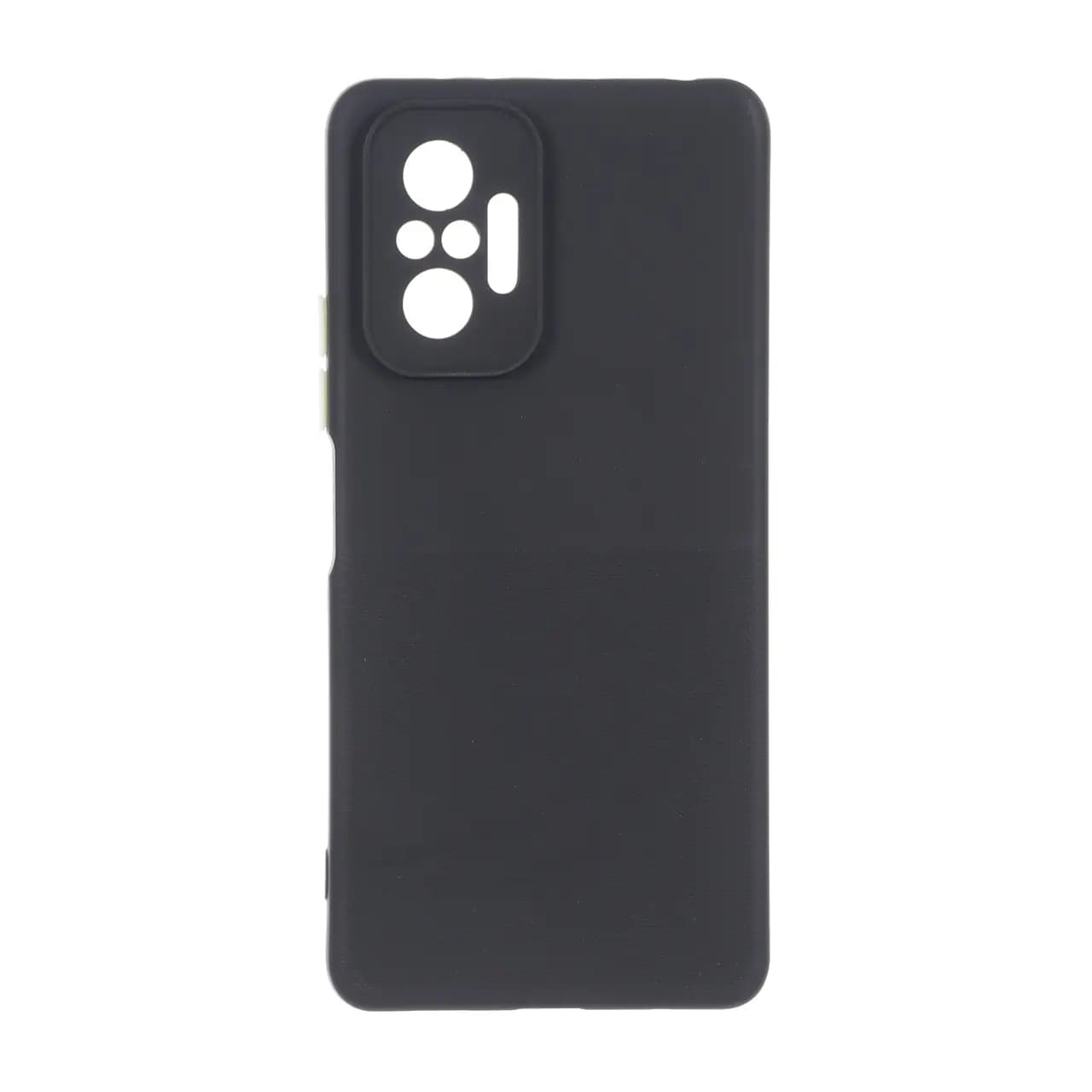 قاب سوزنی دکمه رنگی محافظ لنزدار Xiaomi Redmi Note 10 Pro 4G / Redmi Note 10 Pro Max – مشکی