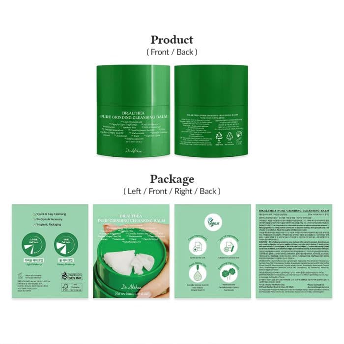 بالم پاک کننده منافذ دکتر آلتیا Dr.Althea Pure Grinding Cleansing Balm مناسب انواع پوست به خصوص پوست های حساس حجم 50 میلی لیتر — تصویر ۴