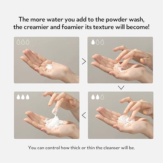 پودر شستشو هیدرو آنزیم روشن کننده تیر تیر TIRTIR Hydro Boost Enzyme Cleansing Powder مناسب برای انواع پوست با وزن 75 گرم — تصویر ۴