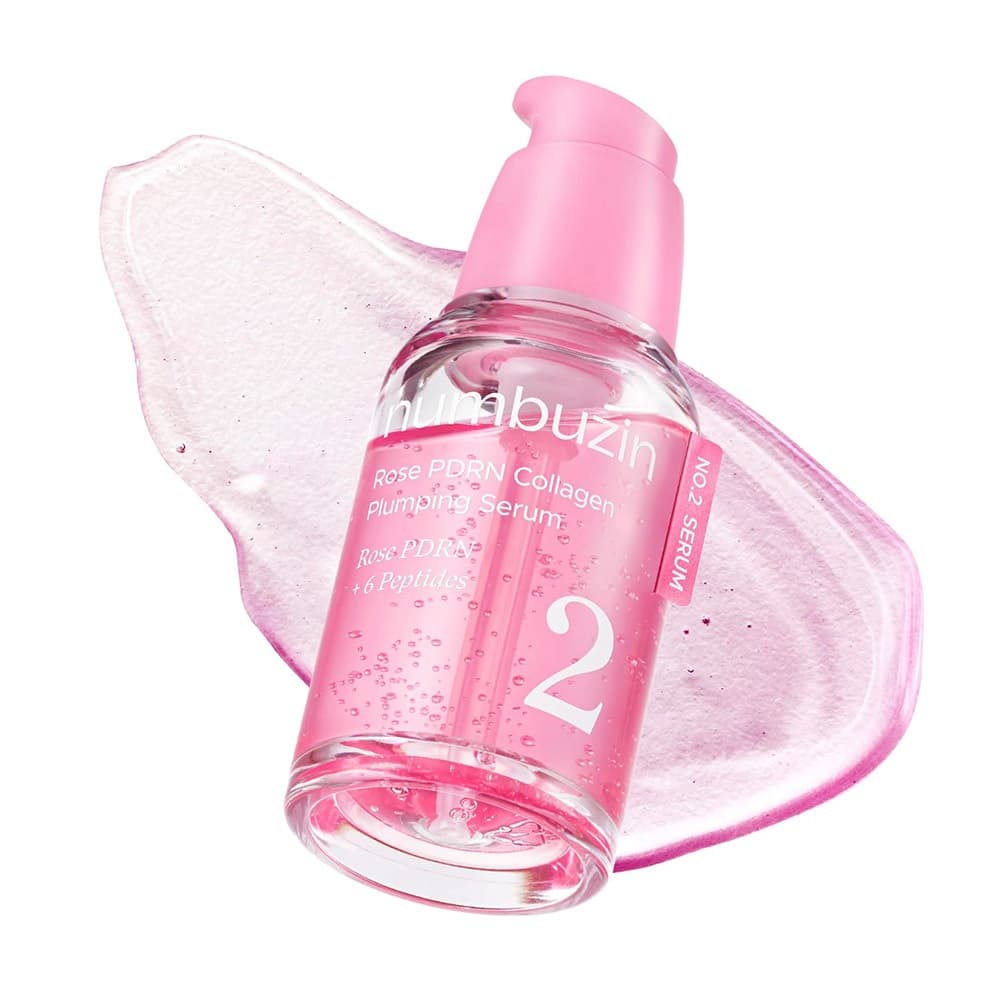 سرم حجم دهنده و جوانساز نامبوزین شماره 2 حاوی PDRN رز کلاژن پلامپینگ Numbuzin No.2 Rose PDRN Collagen Plumpingمناسب انواع پوست حجم 30 میلی لیتر — تصویر ۲