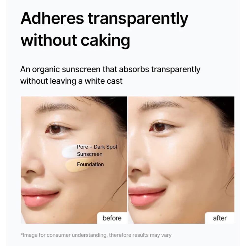 ضد آفتاب ضد لک و کنترل منافذ سلیمکس Celimax Pore + Dark Spot Brightening Care Sunscreen حجم50میلی لیتر مناسب انواع پوست — تصویر ۶