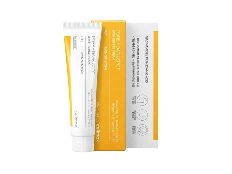 کرم ضد لک و کوچک کننده منافذ سلیمکس Celimax Pore+Dark Spot Brightening Cream مناسب انواع پوست حجم 35 میلی لیتر