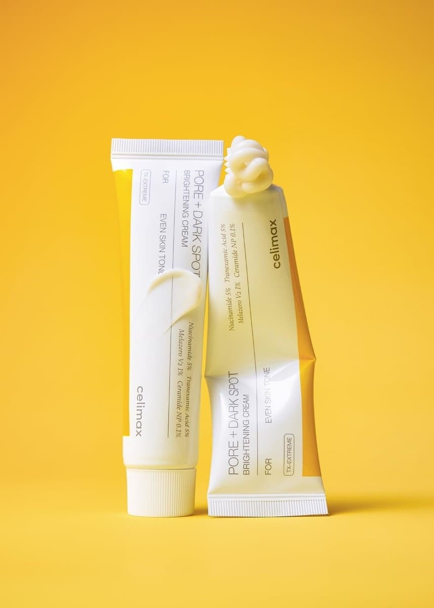 کرم ضد لک و کوچک کننده منافذ سلیمکس Celimax Pore+Dark Spot Brightening Cream مناسب انواع پوست حجم 35 میلی لیتر — تصویر ۲